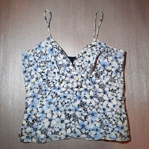 Catalyst Blue Floral Cami size 2 EUC